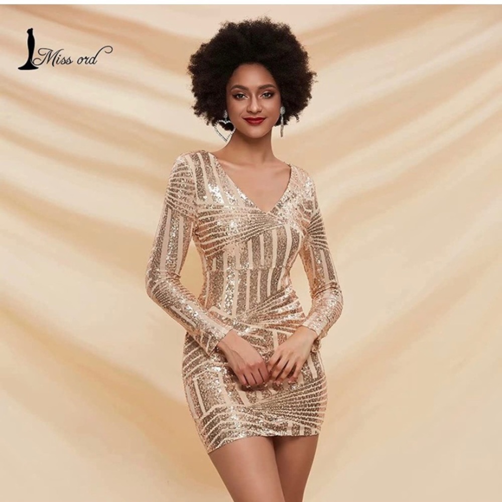Cocktail sequence dress